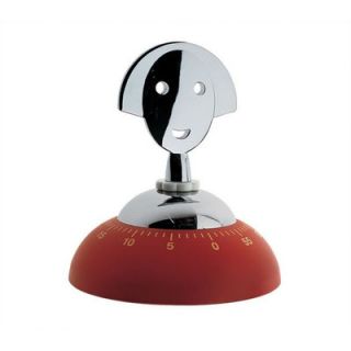 Alessi Anna Time Kitchen Timer by Alessando Mendini AAM09 Color Red