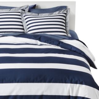 Room Essentials Rugby Stripe Duvet Cover Cover Set   Twin