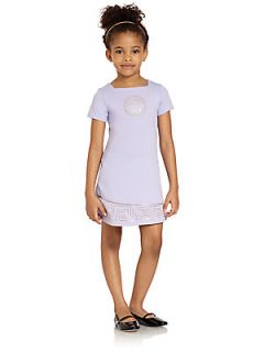 Versace Toddlers & Little Girls Icon Zipper Dress   Lilac