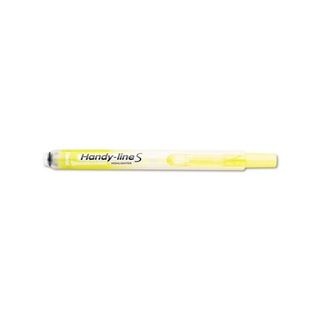 Pentel Handy line S Retractable Refillable Yellow Highlighters (pack Of 12) (YellowModel PENSXS15GPack of 12 Pocket ClipRefillable/liRetractable5.33 inches long )