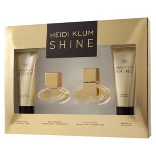 Womens Shine by Heidi Klum Gift Set   4 pc