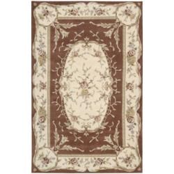 Nourison Hand tufted French Empire Copper Wool Rug (56 X 86)