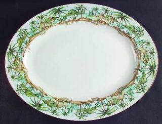 Lenox China British Colonial Scenic (Accessories) 16 Oval Serving Platter, Fine