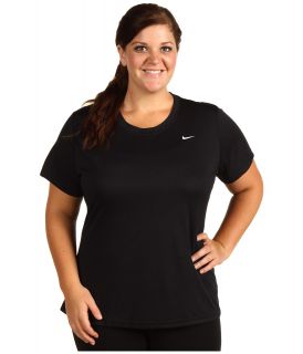 Nike Extend Size S/S Legend Tee Womens Short Sleeve Pullover (Black)