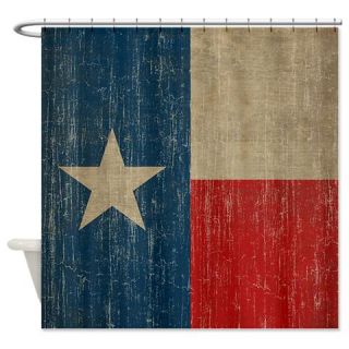  Vintage Texas Flag Shower Curtain  Use code FREECART at Checkout