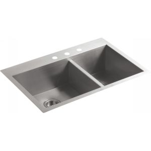 Kohler K 3823 3 NA Vault 33 X 22 X 9 5/16 Top Mount/Under Mount Large/Medium