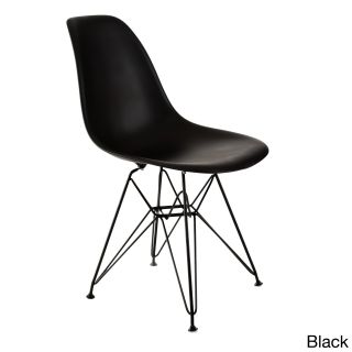 Banks Chair White Seat With Black Legs