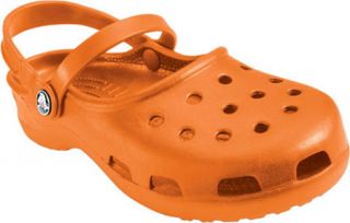 Womens Crocs Mary Jane   Orange/Coral Casual Shoes