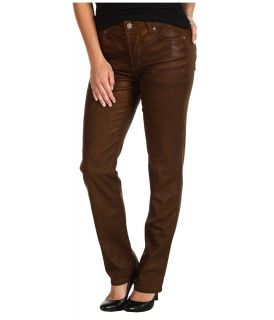 NYDJ Petite Sheri Skinny in Terra Tan Coated Denim Womens Jeans (Tan)