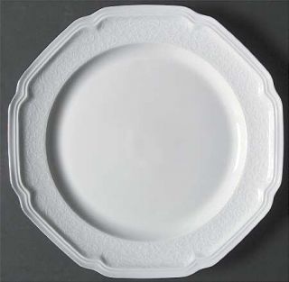 Mikasa Floral Moire Dinner Plate, Fine China Dinnerware   Ultima Plus,White Flor