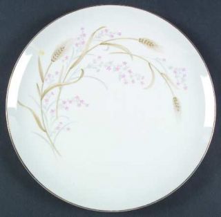 Contour Meadow Lark Dinner Plate, Fine China Dinnerware   Wheat Floral        Co