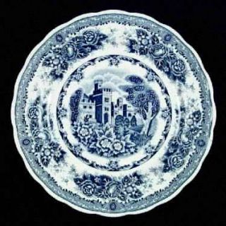 Nikko Nik19 Dinner Plate, Fine China Dinnerware   Double Phoenix,Blue Castle&Flo