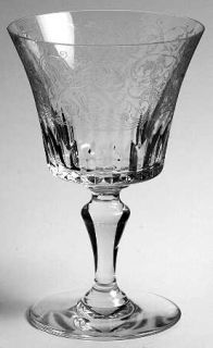 Baccarat Parme Red Wine   Etched & Cut
