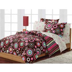 Gypsy 5 piece Twin size Bed In A Bag With Sheet Set