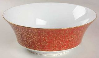 Sango Charlemagne 9 Round Vegetable Bowl, Fine China Dinnerware   Gold Scroll F