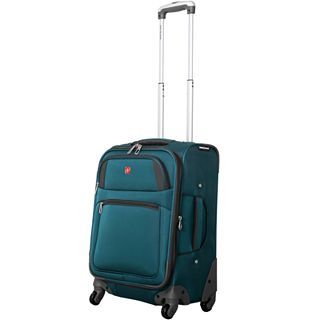 SwissGear 24 Spinner Upright Luggage, Teal