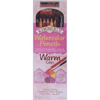 Kimberly Warm Colors Watercolor Pencils (set Of 6)