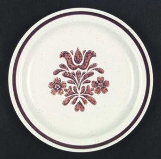 Homer Laughlin  Country Manor Dinner Plate, Fine China Dinnerware   Brown Flower