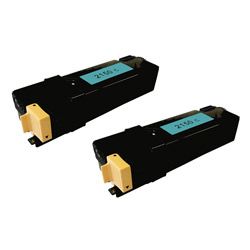 Dell 2150c Compatible Cyan Toner Cartridges (2 Pack) (CyanPrint Yield  2,500 at 5 percent coverageNon refillableModel 2150CPack of 2We cannot accept returns on this product. )