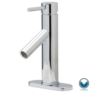 Vigo Single lever Chrome Faucet With Deck Plate