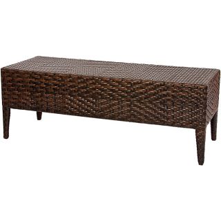 Pe Wicker Outdoor Bench