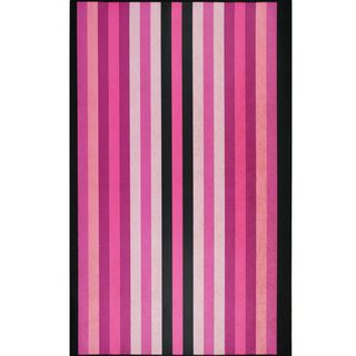 Pink Stripes Mat (36 X 60)