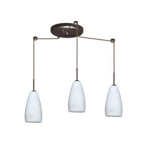 Besa Lighting BEL 3BC 150919 BR Chrissy Pendant