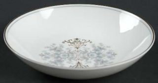 Noritake Mentone Fruit/Dessert (Sauce) Bowl, Fine China Dinnerware   Blue Flower