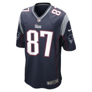 NFL New England Patriots (Rob Gronkowski) Mens Football Home Game Jersey (3XL 4