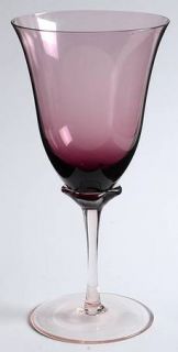 Mikasa Tulip Amethyst/Pink Iced Tea   Amethyst Bowl & Light Pink Stem