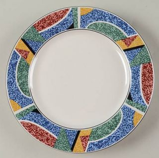 Sango Flair (Made In China) Salad Plate, Fine China Dinnerware   Stoneware,Multi