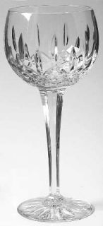 Royal Doulton Sherbrooke Wine Hock   Cut Vertical Criss Cross Design,Cut Foot