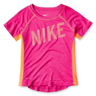 Nike Hyper Speed Dri FIT Short Sleeve Top   Girls 4 6x, Pink, Girls