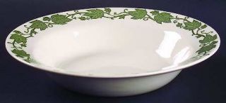 Royal (USA) English Ivy (Rim) 9 Round Vegetable Bowl, Fine China Dinnerware   G