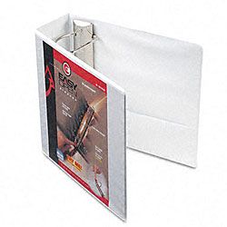 Recycled White Clearvue 4 inch Easyopen D ring Presentation Binder