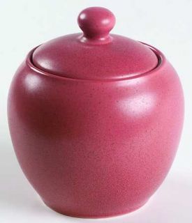 Noritake Colorwave Raspberry Sugar Bowl & Lid, Fine China Dinnerware   Colorwave