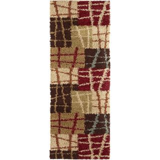Classy Shag Collection Multi Area Rug (27 X 73) (PolypropyleneConstruction Method Machine madePile Height 1.28 inchesStyle TransitionalPrimary color MultiSecondary colors MultiPattern ShagTip We recommend the use of a non skid pad to keep the rug i