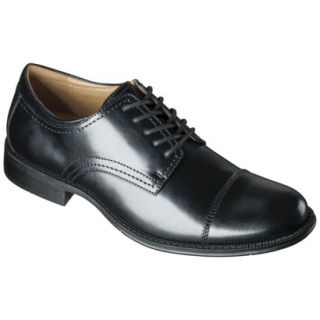 Mens Merona Ravi Oxford Cap Toe Dress Shoes   Black 9.5