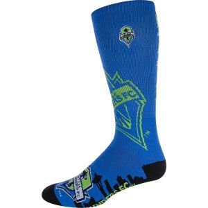 Seattle Sounders FC For Bare Feet Skyline City Crew Sock
