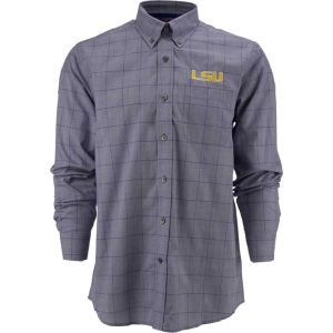 LSU Tigers NCAA Completion Plaid Button Up Shirts