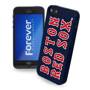 Boston Red Sox Forever Collectibles IPHONE 5 CASE SILICONE LOGO