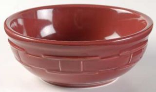Longaberger Woven Traditions Paprika Coupe Cereal Bowl, Fine China Dinnerware  
