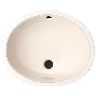 Phoenix Almond Vitreous Porcelain 15 inch Undermount Bathroom Sink