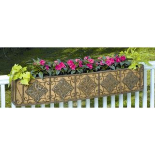 Deer Park Ironworks Diamond Window Box with Coco Liner Multicolor   WB138