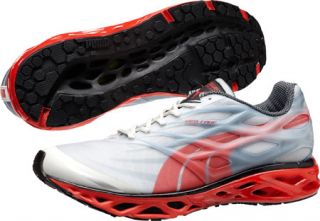 Mens PUMA Bioweb Elite Plus   Glacier Gray/Black/High Risk Red Training Shoes