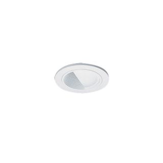 Halo 992W Recessed Lighting Trim, 4 Line Voltage Scoop Wall Wash White with White Baffle