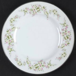 Oneida Grandeur Salad Plate, Fine China Dinnerware   Small Pink/White/Yellow Flo