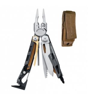 Leatherman 850012 MUT Tactical MultiTool 18 Tools Brown MOLLE Sheath