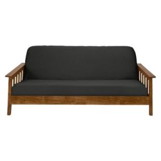 Jersey Futon Slipcover   Black