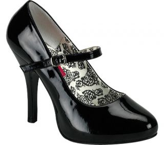 Womens Bordello Tempt 35   Black Patent Adjustable Width Shoes